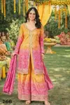 Adaa By Mrudangi Chinon Silk Online Readymade Plazzo Suits Wholesale